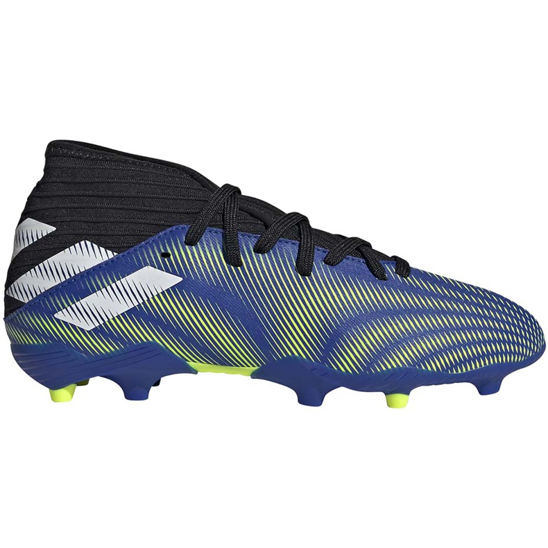 Botas de fútbol Adidas Nemeziz.3 Fg Junior azul-verde FY0817