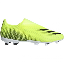 Botas de fútbol adidas X Ghosted.3 Ll Fg M FW6969 multicolor amarillos