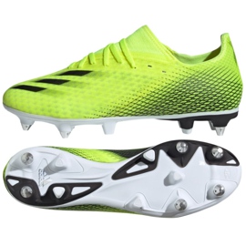 Botas de fútbol Adidas X Ghosted.3 Sg M FW6957 multicolor amarillo