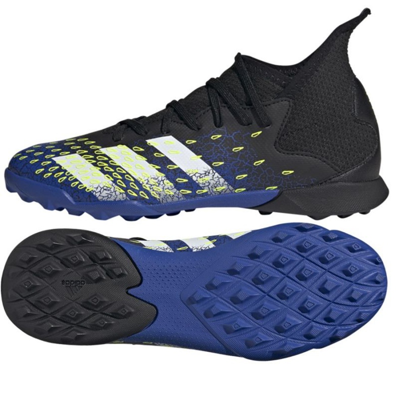 Botas de fútbol adidas Predator Freak.3 Tf Jr FY0624 blanco, azul marino, negro negro Botas de fútbol adidas Predator Freak.3 Tf Jr FY0624 blanco, azul marino, negro negro