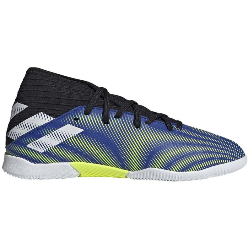 Zapatos de interior adidas Nemeziz 3 In Jr FY0818 negro, real azul
