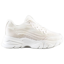 SHELOVET Zapatillas blancas blanco
