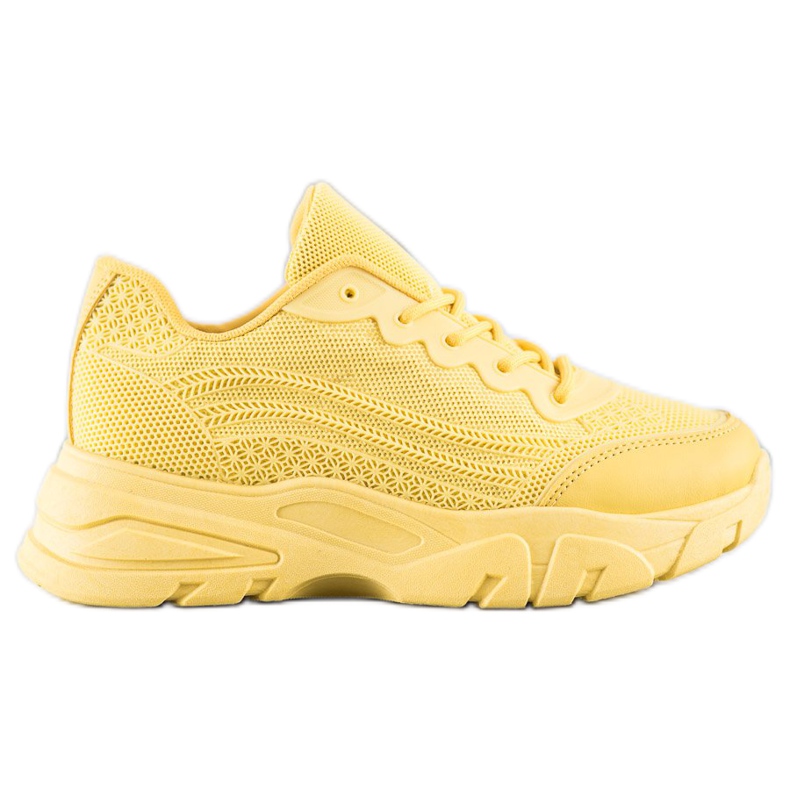 SHELOVET Zapatillas Amarillas amarillo