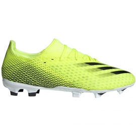 Botas de fútbol adidas X Ghosted.3 Fg M FW6948 neón blanco, amarillo-verde verde