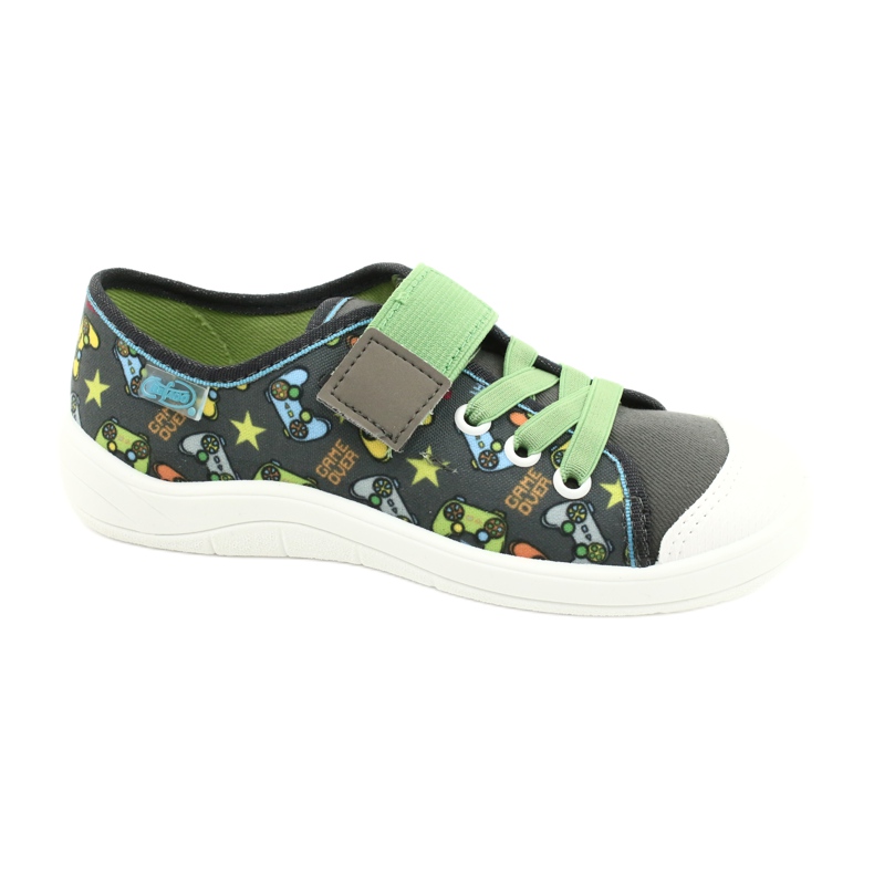 Calzado infantil befado 251Y164 gris multicolor verde