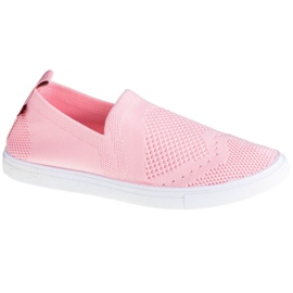 Zapatos Big Star W FF274A606 blanco rosa