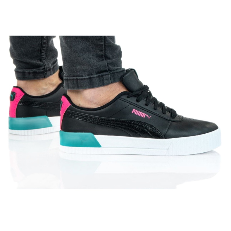 Puma Carina Vivid Jr 374695 02 negro azul marino