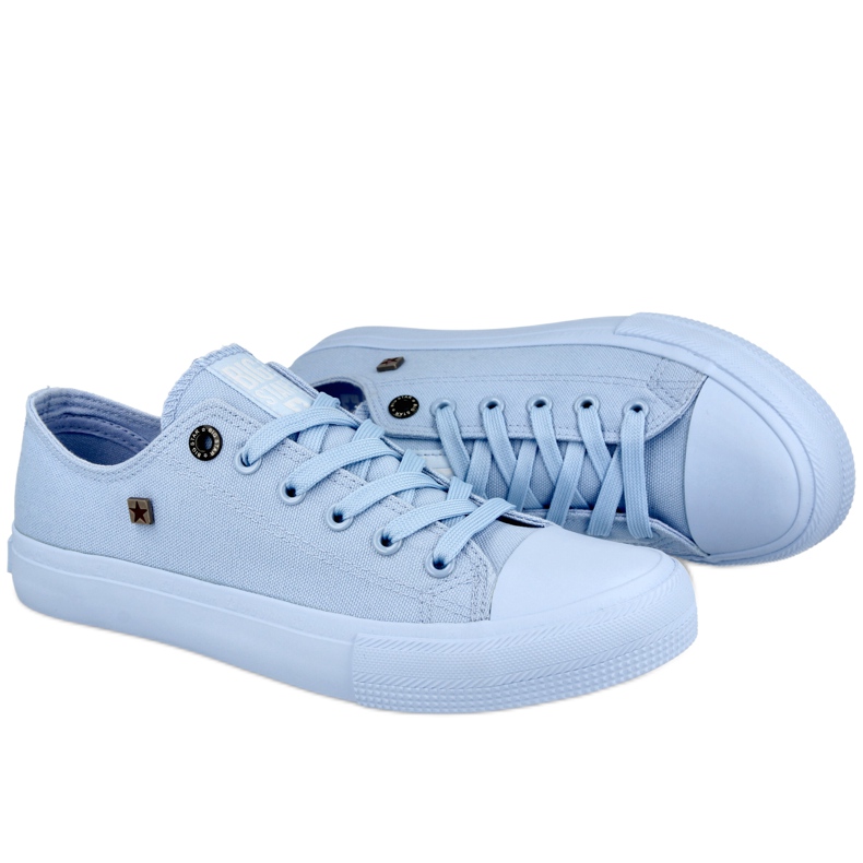 Zapatillas bajas clásicas para mujer Big Star AA274029 Azul claro