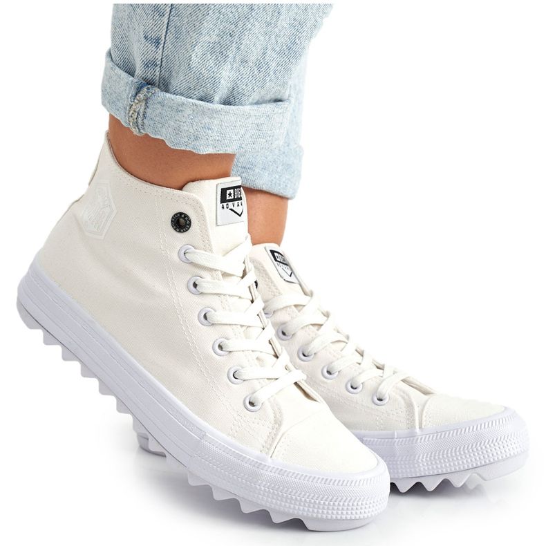 Zapatillas altas de mujer Big Star FF274241 Blanco