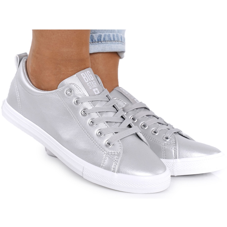 Zapatillas Mujer Piel Big Star HH274143 Plata