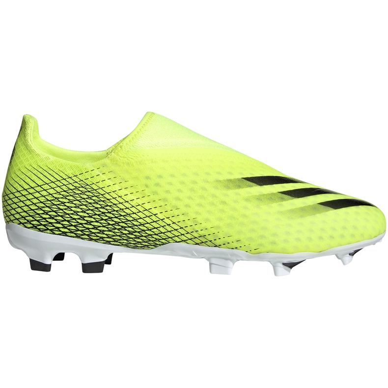 Zapatillas de fútbol Adidas X Ghosted.3 Ll Fg amarillo-negro FW6969