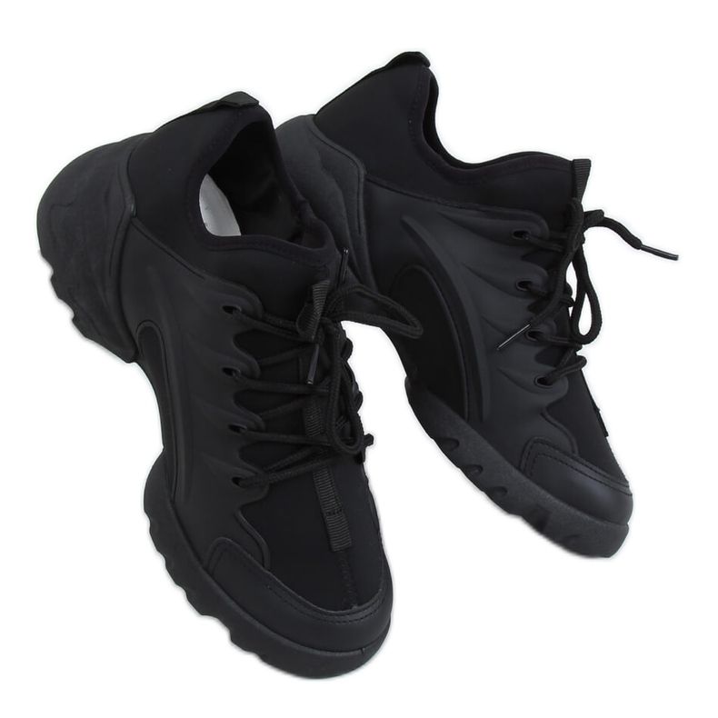 Negro LA126P Zapatillas deportivas negras