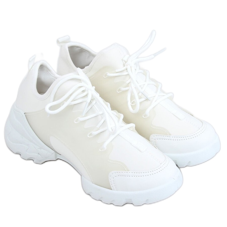 Blanco LA126P Zapatillas deportivas blancas Blanco LA126P Zapatillas deportivas blancas