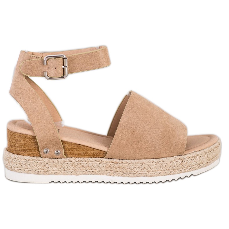 Kylie Sandalias con cuña en beige marrón