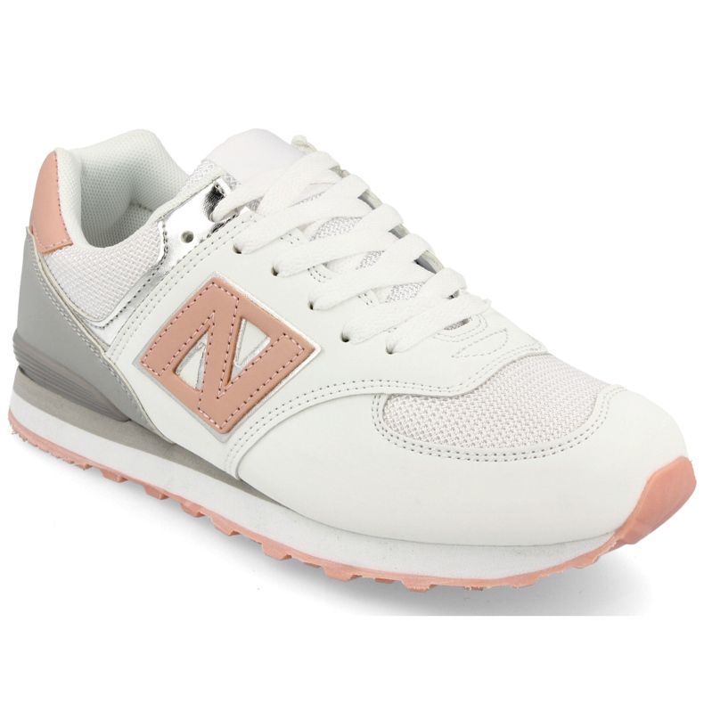 Calzado deportivo de mujer Sneakers Blanco y Rosa Last Minute rosado gris