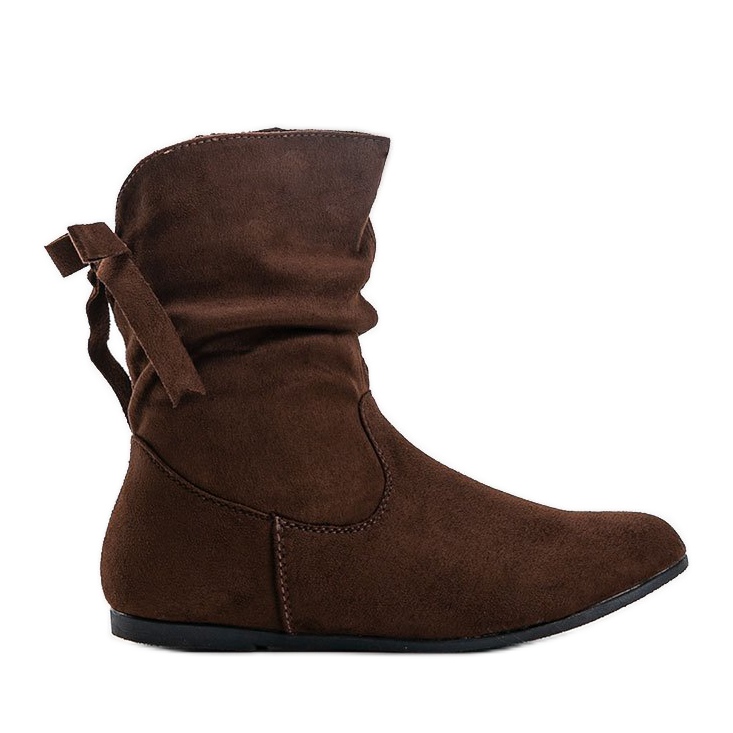 Botas de mujer ante marrón DH26 Botas de mujer ante marrón DH26