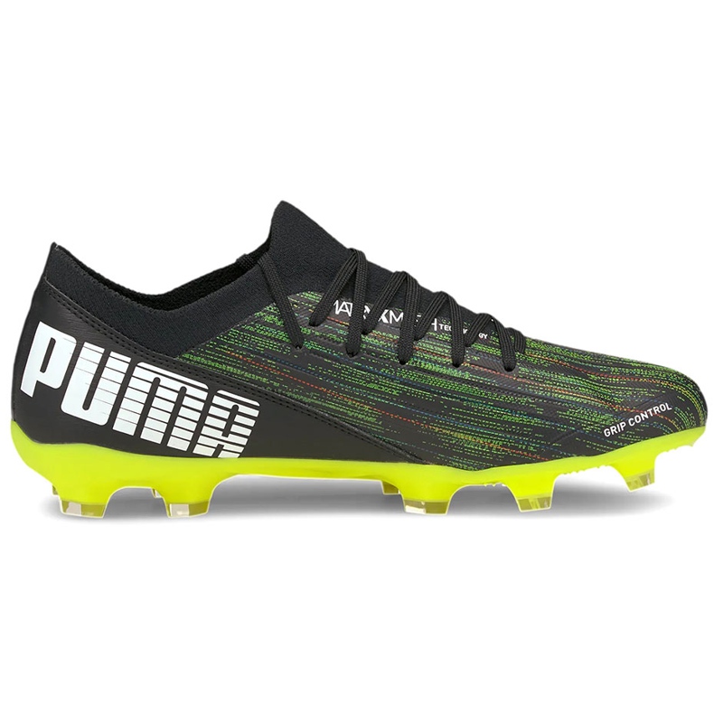 Zapatos de fútbol Puma Ultra 3.2 Fg Ag negro-verde 106300 02
