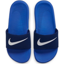 Chanclas Nike Kawa Jr 819352404 blanco azul