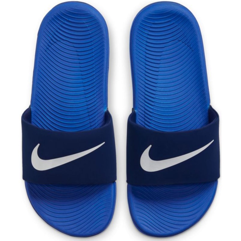 Chanclas Nike Kawa Jr 819352404 blanco azul