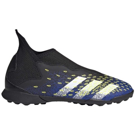 Botas de fútbol Adidas Predator Freak.3 Ll Tf Junior negras y blancas FY0997 negro negro