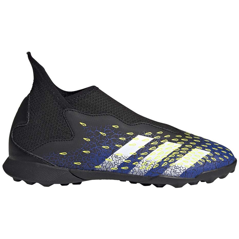 Botas de fútbol Adidas Predator Freak.3 Ll Tf Junior negras y blancas FY0997 negro negro