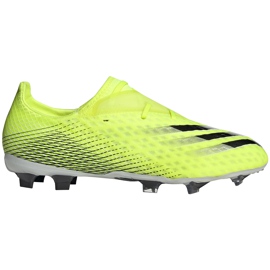 Botas de fútbol Adidas X Ghosted.2 Fg amarillo-negro FW6958 amarillo, negro