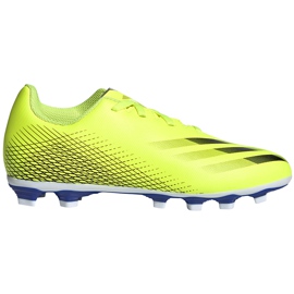 Botas de fútbol Adidas X Ghosted.4 FxG Junior amarillo-negro-blanco FW6933
