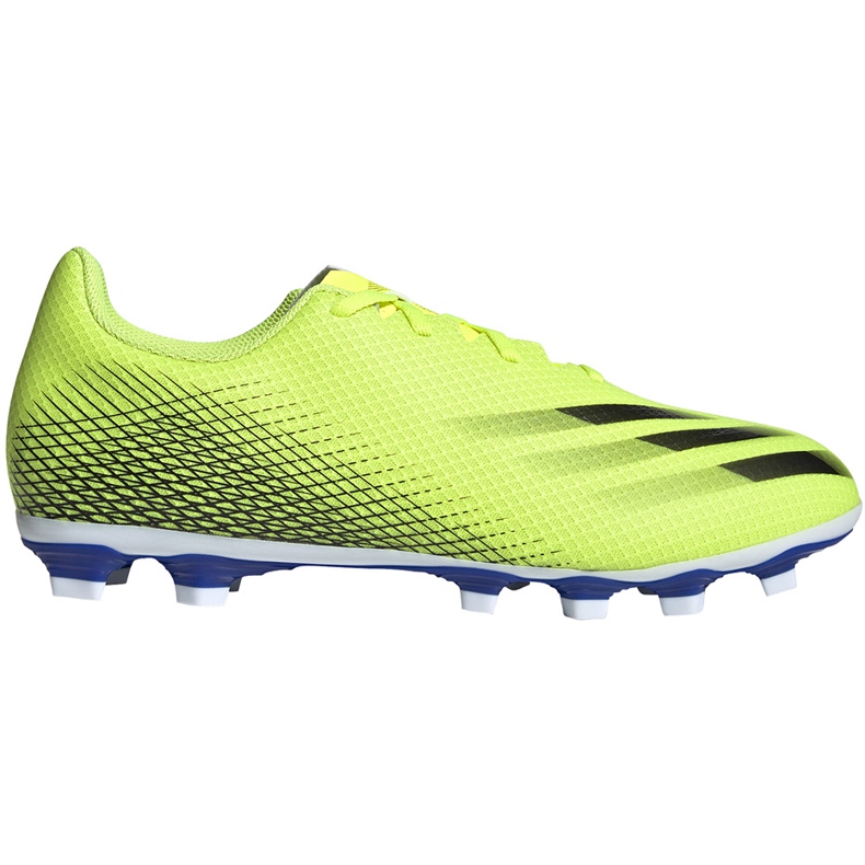 Zapatillas de fútbol Adidas X Ghosted.4 FxG amarillo-negro FW6953 amarillo, negro