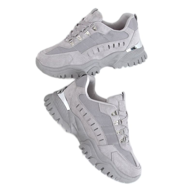 Zapatilla deportiva gris VL131P L.GRAY