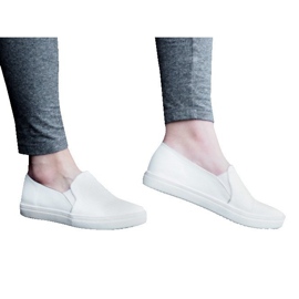 Zapatillas clásicas sin cordones TS9007 blancas blanco