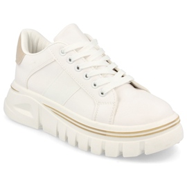 PS1 Zapatillas De Mujer En La Plataforma Blanca Y Beige Riri blanco