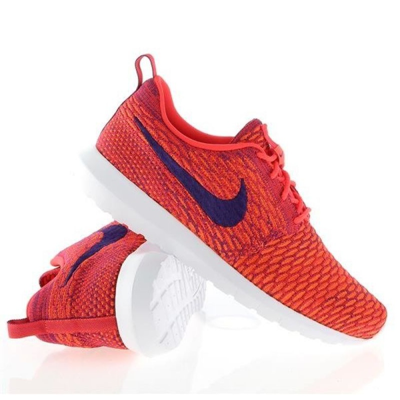 Nike Flyknit Rosherun M 677243-600 rojo Nike Flyknit Rosherun M 677243-600 rojo