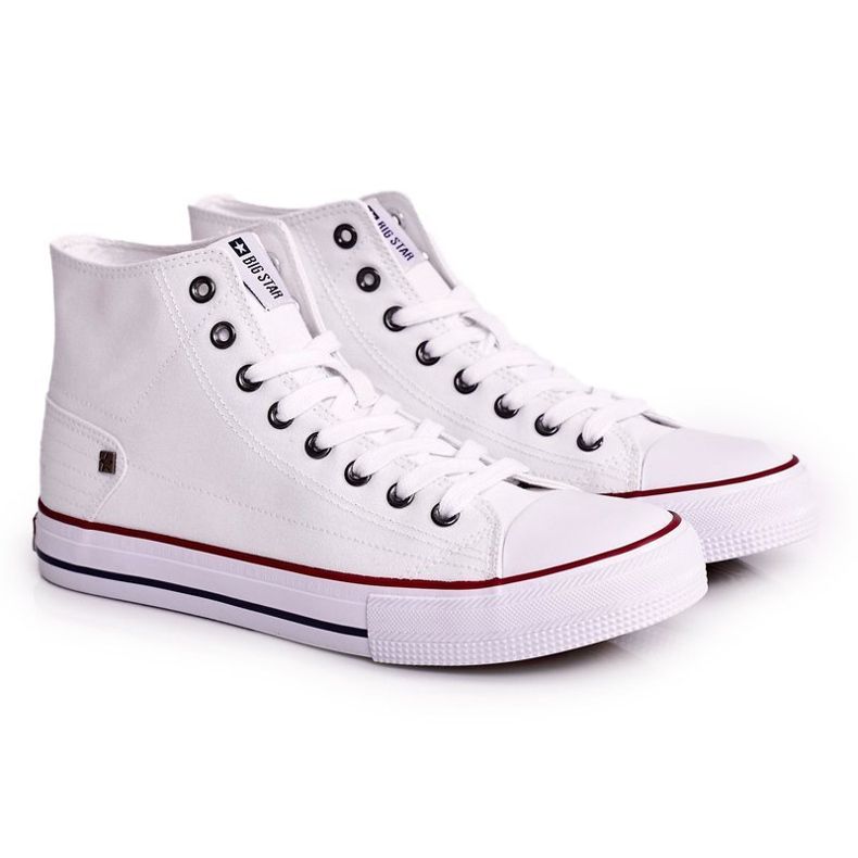 Zapatillas altas clásicas para hombre Big Star DD174251 Blanco