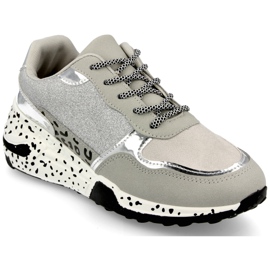 PS1 Zapatillas de Mujer con Cuña Silver Avery gris multicolor