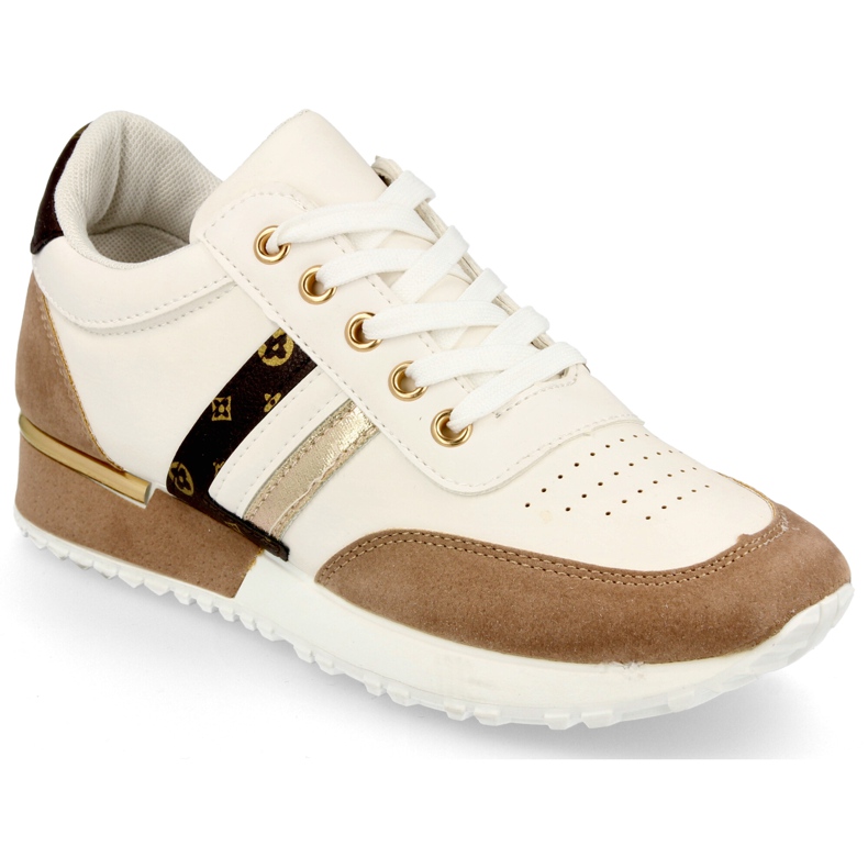 Calzado deportivo de mujer Sneakers Blanco-Caqui Lifestyle