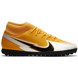 Zapatillas de fútbol Nike Mercurial Superfly 7 Club Tf M AT7980 801 multicolor amarillos Zapatillas de fútbol Nike Mercurial Superfly 7 Club Tf M AT7980 801 multicolor amarillos
