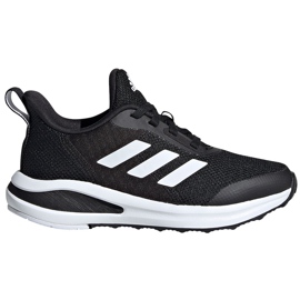 Zapatillas adidas FortaRun K para niños negras y blancas FW3719 negro