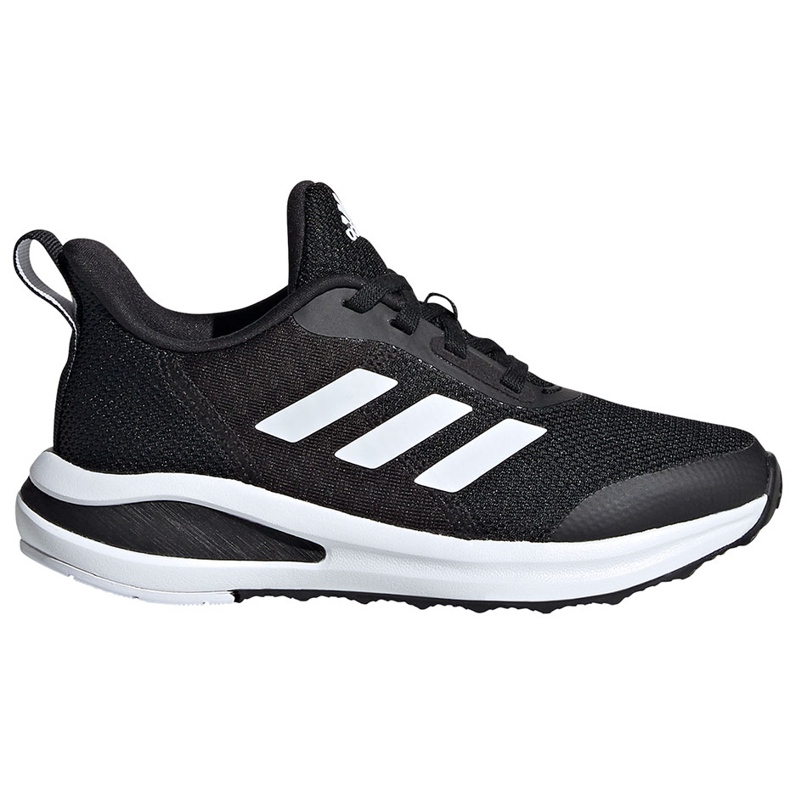 Zapatillas adidas FortaRun K para niños negras y blancas FW3719 negro