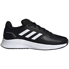 Zapatillas adidas Runfalcon 2.0 K para niños negras y blancas FY9495 negro