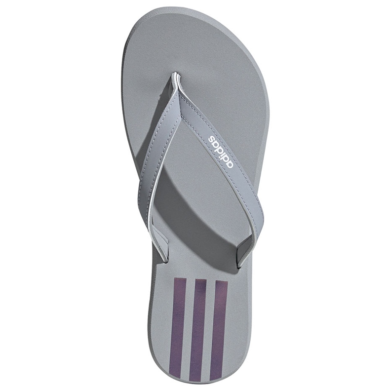 Zapatillas de mujer Adidas Eezay Flip Flop gris-rosa FY8110