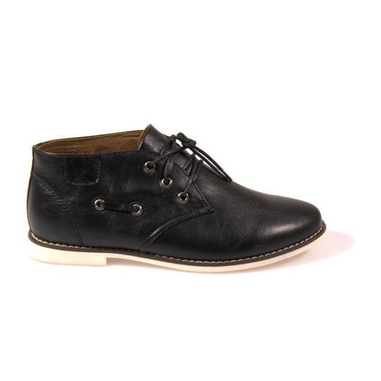 Zapatos Altos Con Cordones TL8900 Negro