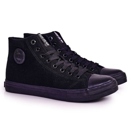 Zapatillas altas clásicas para hombre Big Star FF174550 Negro Zapatillas altas clásicas para hombre Big Star FF174550 Negro