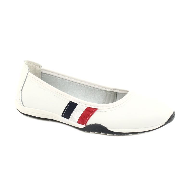 Bailarinas deportivas de mujer Filippo DP2063 / 21 blanco rojo azul marino