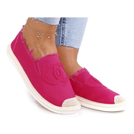 PS1 Alpargatas Clásicas De Mujer Fucsia Flaure beige rosa