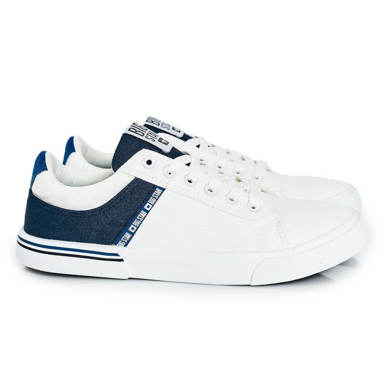Zapatillas de Hombre Big Star FF174136 Blanco y Azul Marino