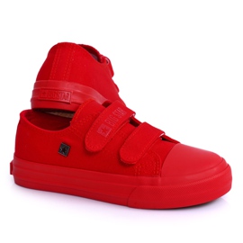 Zapatillas Infantiles Con Velcro Big Star FF374097 Rojo ['rojo']