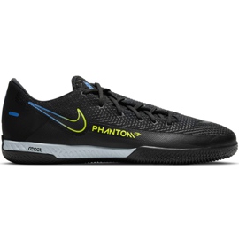Zapatillas de fútbol Nike React Phantom Gt Pro Ic negras CK8463 090 negro negro