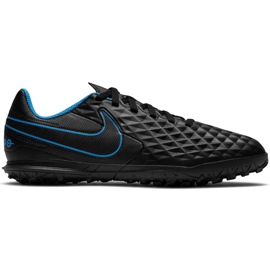 Zapatillas de fútbol Nike Tiempo Legend 8 Club Tf Junior AT5883090 negro negro