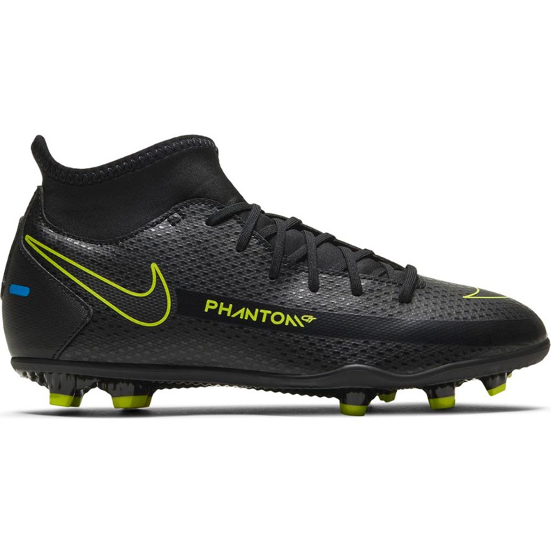 Zapatillas de fútbol Nike Phantom Gt Club Df FG / MG Junior CW6727 090 negro negro