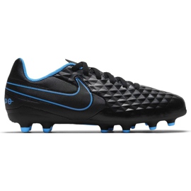 Zapatillas de fútbol Nike Tiempo Legend 8 Club FG / MG Junior AT5881090 negro negro